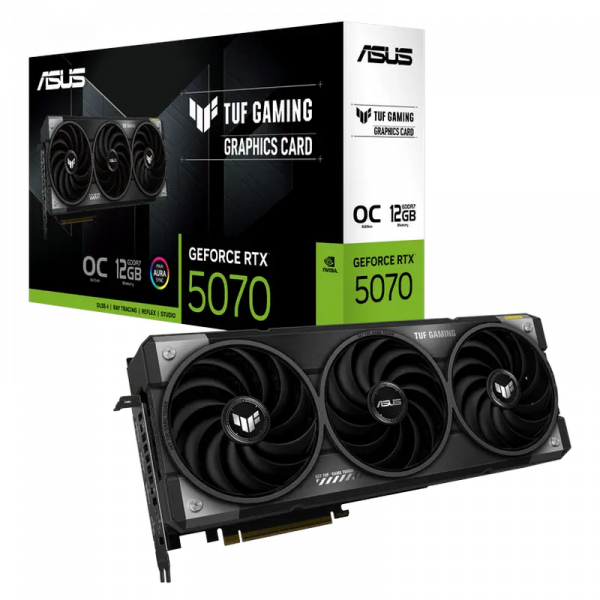 Видеокарта ASUS TUF Gaming GeForce RTX 5070 OC - 12ГБ | PCI-E 5.0 x16