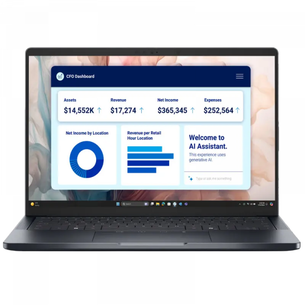 Ноутбук для бизнеса DELL Pro 14 Premium Magnesium - 14" | IPS | 60 Гц | 16 ГБ | 1024 ГБ | Intel Core Ultra 7 266V