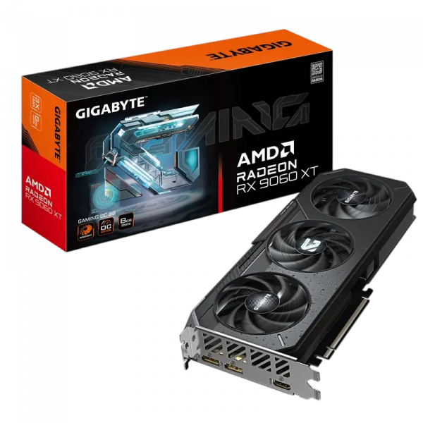 Placă video Gigabyte Radeon RX 9060 XT GAMING OC - 8GB | PCI-E 5.0 x16