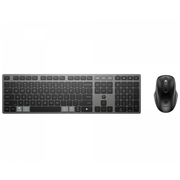 Клавиатура и мышь HP 725 Мембрана Черный - Беспроводное | Русский,Английский