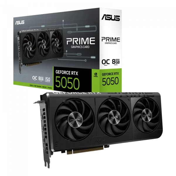 Видеокарта ASUS Prime GeForce RTX 5050 OC - 8GB | PCI-E 5.0 x16