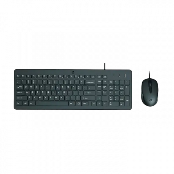 Клавиатура и мышь HP 150 Мембрана Черный - Проводное | Английский,Русский
