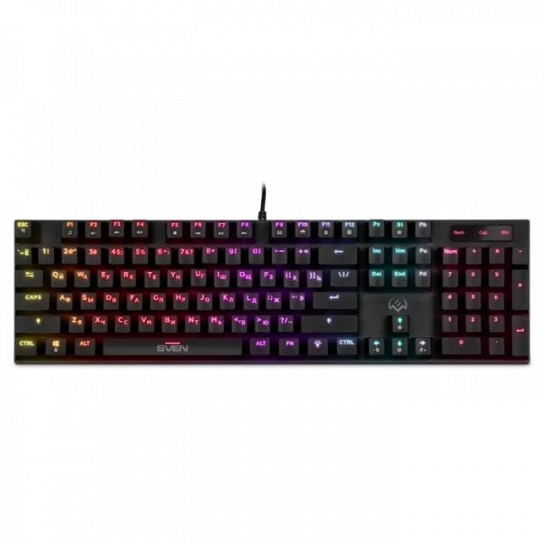 Клавиатура SVEN KB-G8900 Механический Черный - Проводное | Русский,Английский