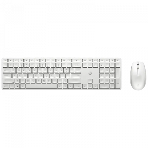 Клавиатура и мышь HP 650 Механический Белый - Беспроводное | Английский,Русский