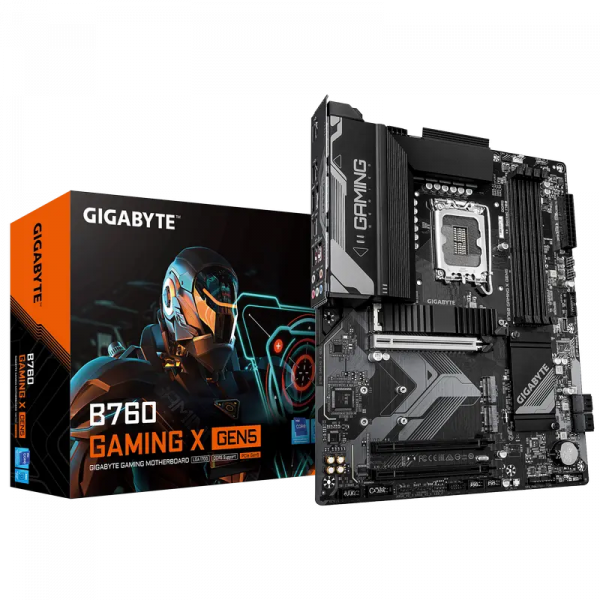 Placă de bază Gigabyte B760 GAMING X GEN5 LGA1700 ATX - Intel B760 | DDR5 SDRAM | 4x DIMM