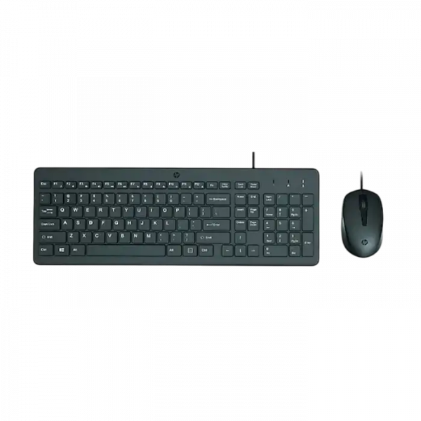 Клавиатура и мышь HP 150 Мембрана Черный - Проводное | Английский