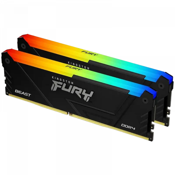 Оперативная память Kingston FURY Beast RGB, DDR4 SDRAM, 3600 МГц, 64 ГБ, KF436C18BB2AK2/64