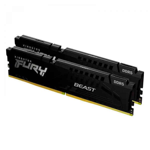 Оперативная память Kingston KF560C36BBE2K2-32 FURY Beast 32 ГБ Чёрный - DDR5 SDRAM | 6000 МГц | 2x 16 ГБ Оперативная память Kingston KF560C36BBE2K2-32 FURY Beast 32 ГБ Чёрный - DDR5 SDRAM | 6000 МГц | 2x 16 ГБ