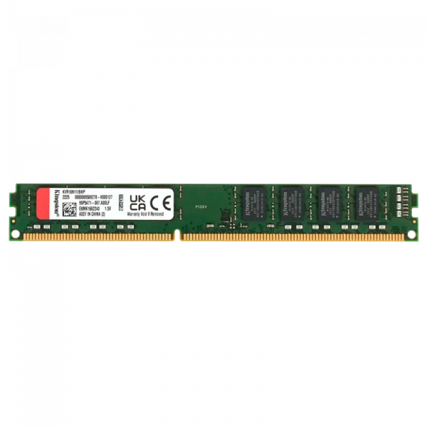 Оперативная память Kingston KVR16N11/8WP ValueRAM 8 ГБ Зеленый - DDR3 SDRAM | 1600 МГц | 1x 8 ГБ Оперативная память Kingston KVR16N11/8WP ValueRAM 8 ГБ Зеленый - DDR3 SDRAM | 1600 МГц | 1x 8 ГБ
