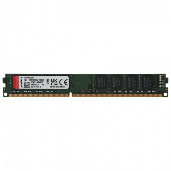 Оперативная память Kingston KVR16LN11/8WP ValueRAM 8 ГБ Зеленый - DDR3 SDRAM | 1600 МГц | 1x 8 ГБ Оперативная память Kingston KVR16LN11/8WP ValueRAM 8 ГБ Зеленый - DDR3 SDRAM | 1600 МГц | 1x 8 ГБ