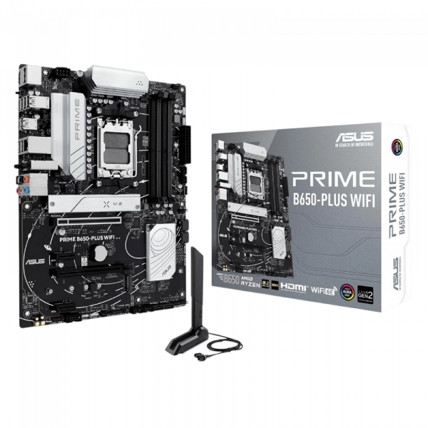 Материнская плата ASUS PRIME B650-PLUS WIFI AM5 ATX - AMD B650 | DDR5 SDRAM | 4x DIMM