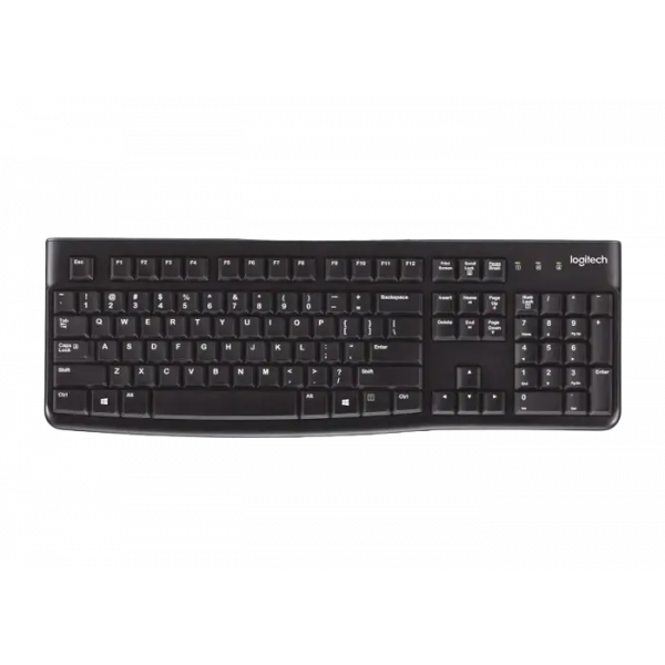 Tastatură Logitech K120 Membrană Negru - Cu fir | Engleza,Rusă