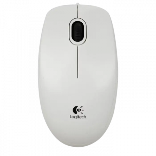 Mouse Logitech B100 Alb - Optical | 800 dpi | Cu fir Mouse Logitech B100 Alb - Optical | 800 dpi | Cu fir
