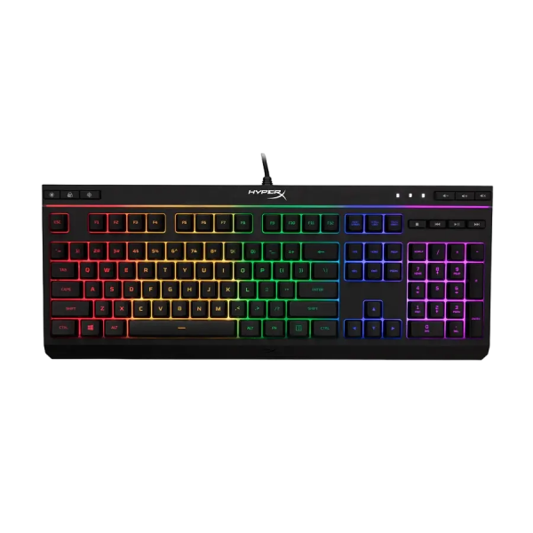 Tastatură HyperX Alloy Core RGB Membrană Negru - Cu fir | Engleza,Rusă Tastatură HyperX Alloy Core RGB Membrană Negru - Cu fir | Engleza,Rusă