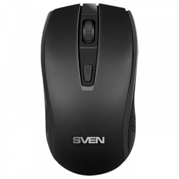Мышь SVEN RX-220W Чёрный - Оптический | 1600 dpi | Беспроводное