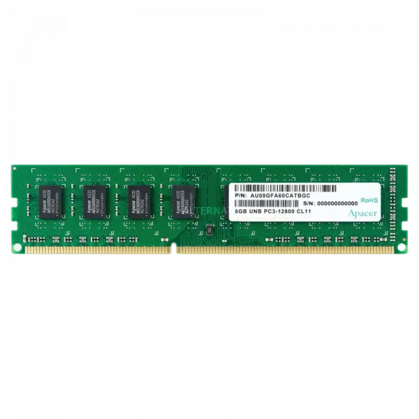 Оперативная память Apacer AU08GFA60CATBGC 8 ГБ - DDR3 SDRAM | 1600 МГц | 1x 8 ГБ Оперативная память Apacer AU08GFA60CATBGC 8 ГБ - DDR3 SDRAM | 1600 МГц | 1x 8 ГБ