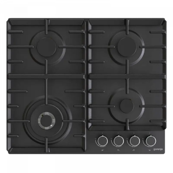 Газовая варочная панель Gorenje GW 642 AB Черный - 8.15 кВт | Нержавеющая сталь Газовая варочная панель Gorenje GW 642 AB Черный - 8.15 кВт | Нержавеющая сталь
