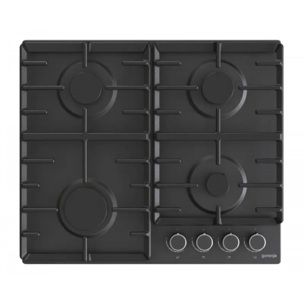 Газовая варочная панель Gorenje G 642 AB Черный - 7.65 кВт | Нержавеющая сталь Газовая варочная панель Gorenje G 642 AB Черный - 7.65 кВт | Нержавеющая сталь