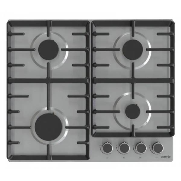 Plită pe gaz Gorenje G 642 ABX Argintiu - 7.65 kW | Oțel inoxidabil Plită pe gaz Gorenje G 642 ABX Argintiu - 7.65 kW | Oțel inoxidabil