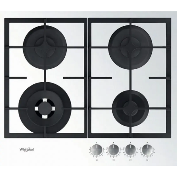 Газовая варочная панель Whirlpool GOFL 629/WH Белый - 7.8 кВт | Закаленное стекло Газовая варочная панель Whirlpool GOFL 629/WH Белый - 7.8 кВт | Закаленное стекло