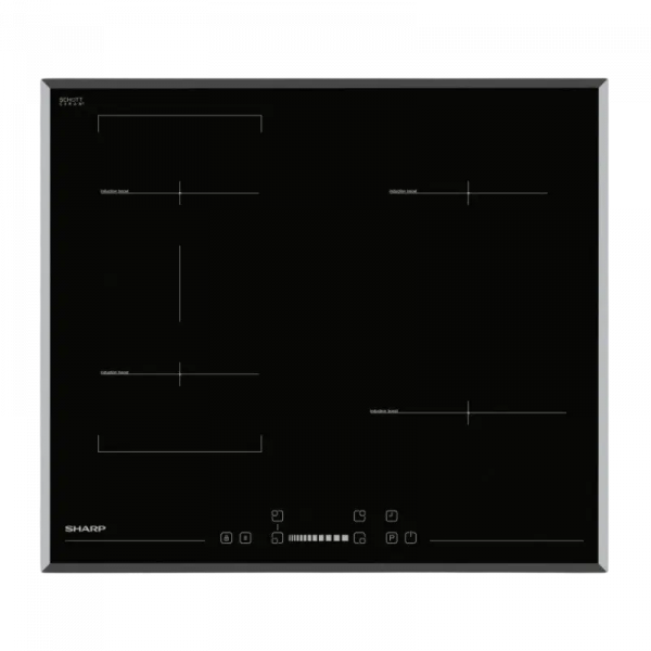 Plită cu inducție Sharp KH6I27CS00EU Negru - 7.4 kW | Vitroceramică