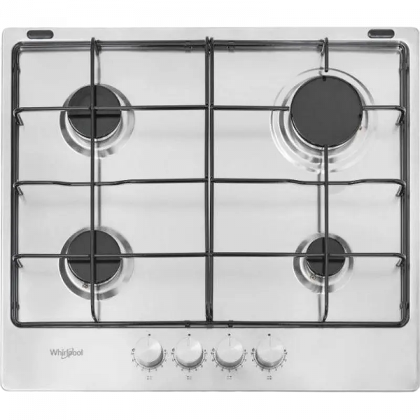 Газовая варочная панель Whirlpool TKRL 650 IX Нержавеющая сталь - 7.3 кВт | Нержавеющая сталь
