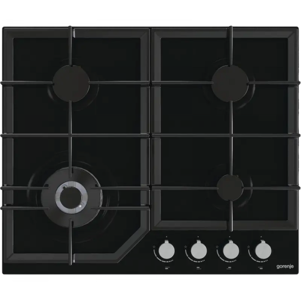 Plită pe gaz Gorenje GTW 641 KB Negru - Sticlă călită Plită pe gaz Gorenje GTW 641 KB Negru - Sticlă călită