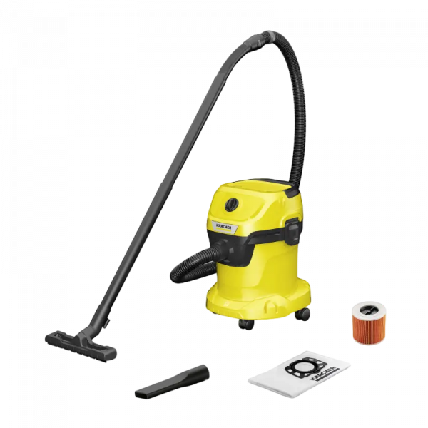 Aspirator Karcher WD 3 V-15/6/20 Galben - Umedă,Uscată | Container,Sac | 15 l