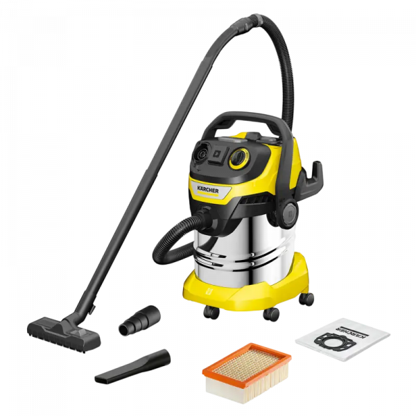Aspirator Karcher WD 5 P S V-25/5/22 Galben - Umedă,Uscată | Container,Sac | 25 l Aspirator Karcher WD 5 P S V-25/5/22 Galben - Umedă,Uscată | Container,Sac | 25 l