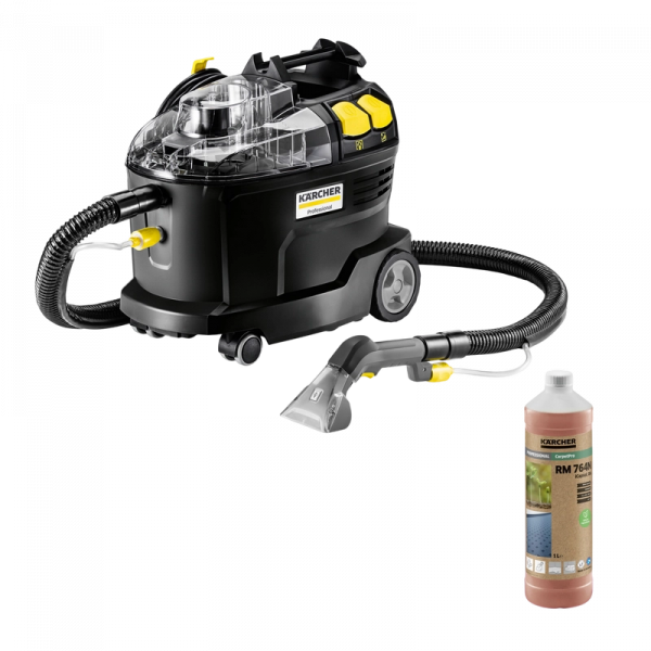 Aspirator Karcher Puzzi 8/1 Go!Further 1.100-249.0 Negru - Umedă | Container Aspirator Karcher Puzzi 8/1 Go!Further 1.100-249.0 Negru - Umedă | Container
