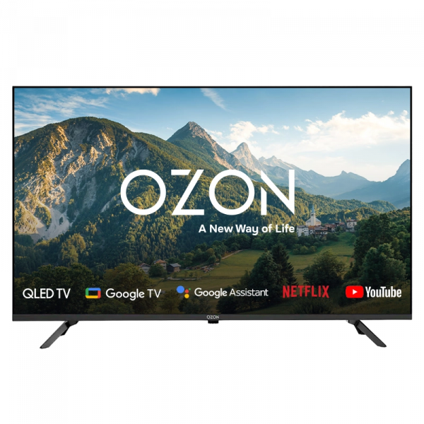 43" QLED SMART TV OZON H43QN7500S Negru - 1920x1080 px | 16W | Google TV