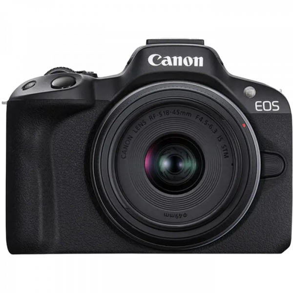 Aparat Foto Mirrorless Canon EOS R50 & RF-S - APS-C (22.3 x 14.9 mm) | Dual Pixel CMOS AF II