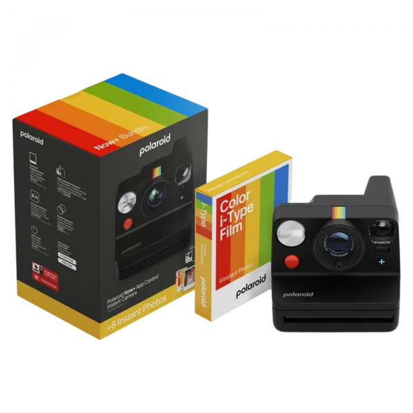 Фотоаппарат моментальной печати Polaroid Now+ Gen 3 + Color Film Bundle