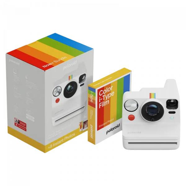 Фотоаппарат моментальной печати Polaroid Now+ Gen 3 + Color Film Bundle