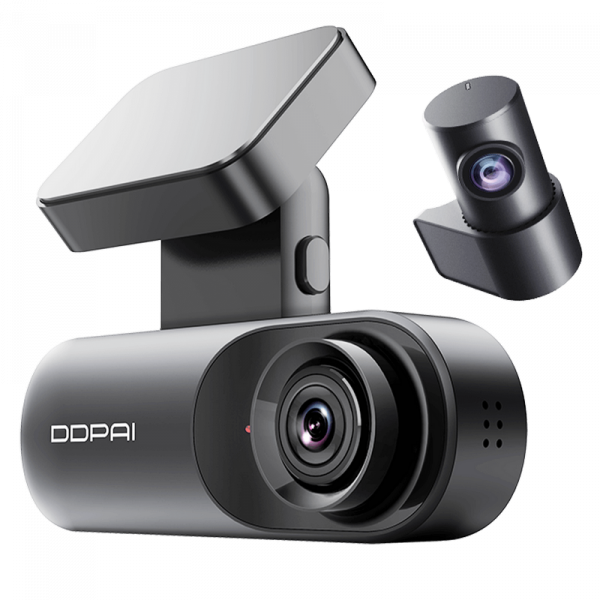 Set Dash Cam față și spate DDPAI N3 Pro GPS + Rear Cam RC1 Negru - 2560 x 1600 | 140° Set Dash Cam față și spate DDPAI N3 Pro GPS + Rear Cam RC1 Negru - 2560 x 1600 | 140°