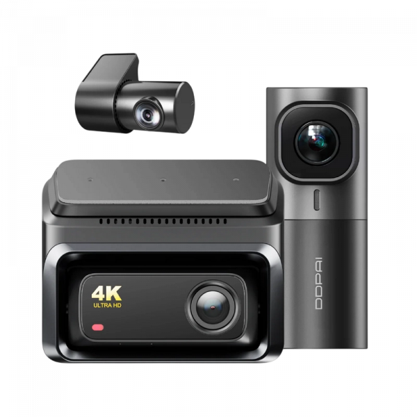 Set Dash Cam față și spate DDPAI Z60 + Rear Cam + Interior Cam Negru - 3840 x 2160 | 140° Set Dash Cam față și spate DDPAI Z60 + Rear Cam + Interior Cam Negru - 3840 x 2160 | 140°
