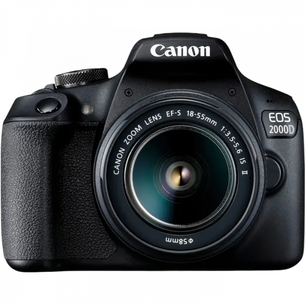 Зеркальный фотоаппарат Canon EOS 2000D & EF-S - CMOS (22.3 x 14.9 mm) | Автофокус / Вручную Зеркальный фотоаппарат Canon EOS 2000D & EF-S - CMOS (22.3 x 14.9 mm) | Автофокус / Вручную