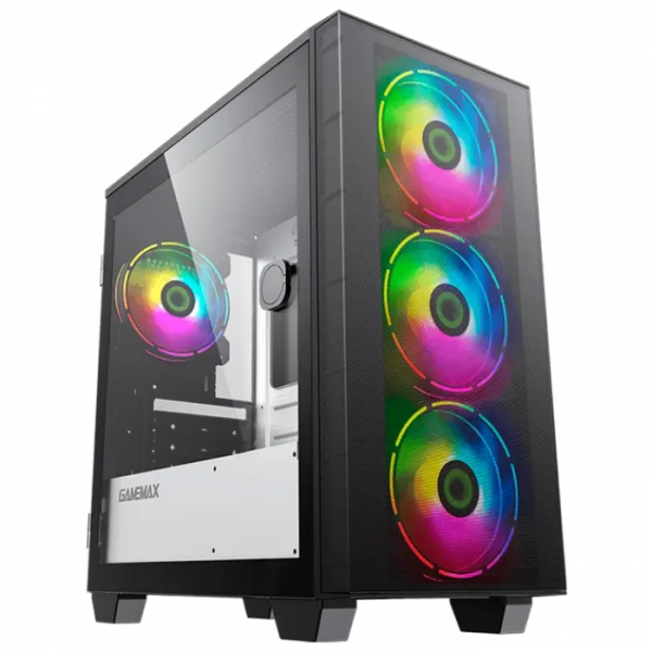 Компьютерный корпус Gamemax AERO MINI Mini-Tower Черный - Без блока питания | Металл,Пластик АБС,Закаленное стекло