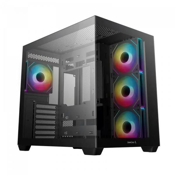 Carcasă PC Deepcool CG530 4F Midi-Tower Negru - Fără PSU | ABS Plastic,Oțel