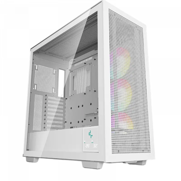 Carcasă PC Deepcool MORPHEUS WH Full-Tower Negru - Fără PSU | ABS Plastic,Oțel,Sticlă călită