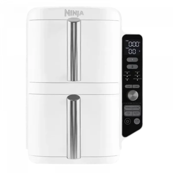 Аэрогриль Ninja Double Stack XL Белый - 2470 Вт | 9.5 л | Антипригарное