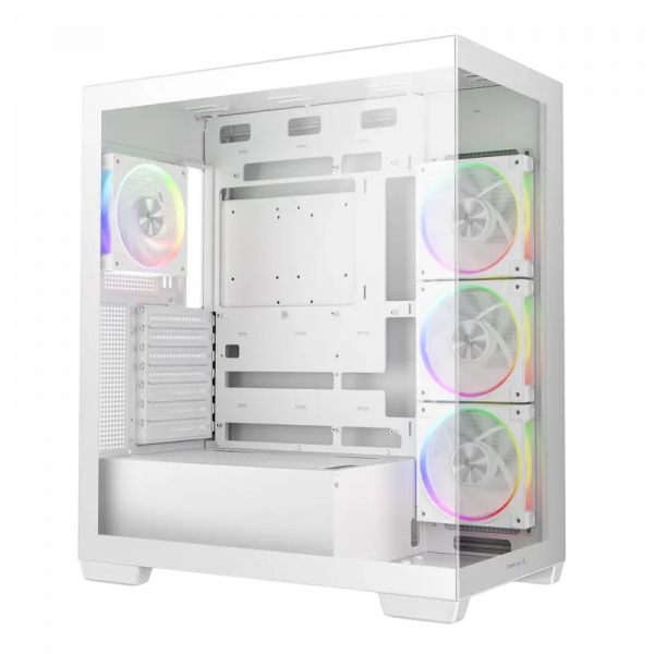 Carcasă PC Deepcool CG580 4F V2 Midi-Tower Alb - Fără PSU | ABS Plastic,Oțel,Sticlă călită | ARGB