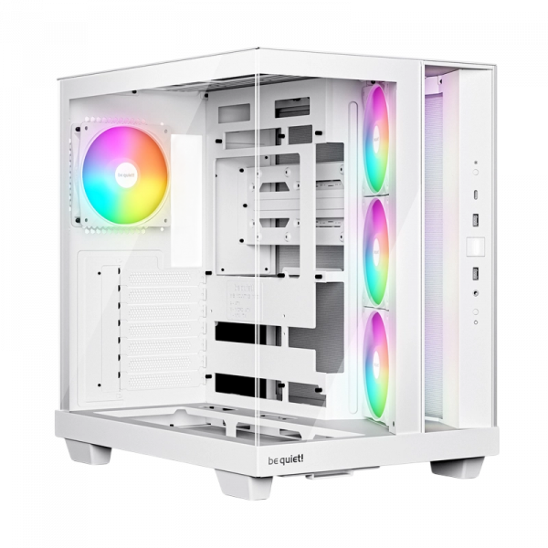 Компьютерный корпус be quiet! Ligh Base 500 LX White Midi-Tower Белый - Без блока питания | Пластик АБС,Сталь,Закаленное стекло | ARGB Компьютерный корпус be quiet! Ligh Base 500 LX White Midi-Tower Белый - Без блока питания | Пластик АБС,Сталь,Закаленное стекло | ARGB