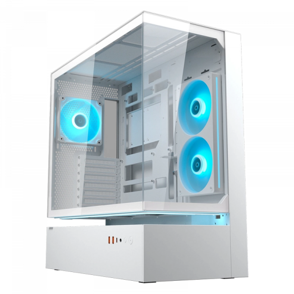 Carcasă PC Cougar CFV235 White Midi-Tower Alb - Fără PSU | Metal, sticlă călită