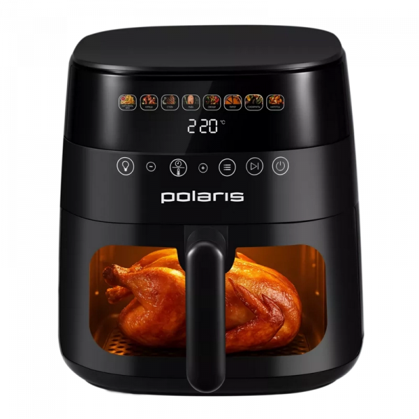 Friteuză cu aer cald Polaris PAF 6003W Negru - 1800 W | 6 l | Antiaderent