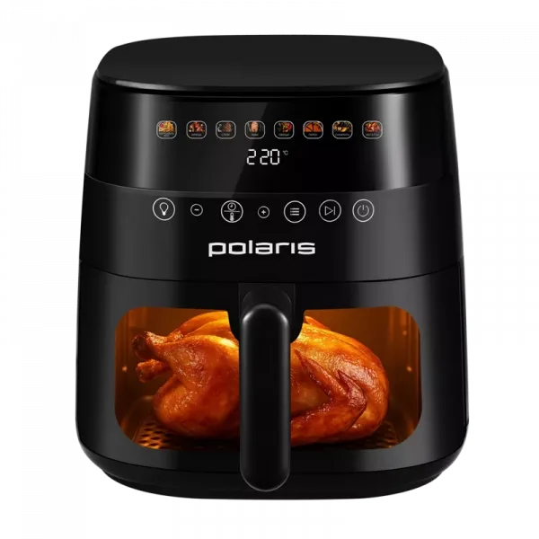 Friteuză cu aer cald Polaris PAF 8003W Negru - 1800 W | 7.5 l | Antiaderent