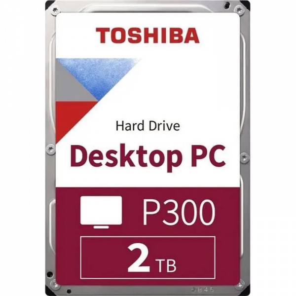 Жесткий диск Toshiba P300 2 ТБ - 3.5" | 196 МБ /с | SATA-3 (6 Гбит/сек)