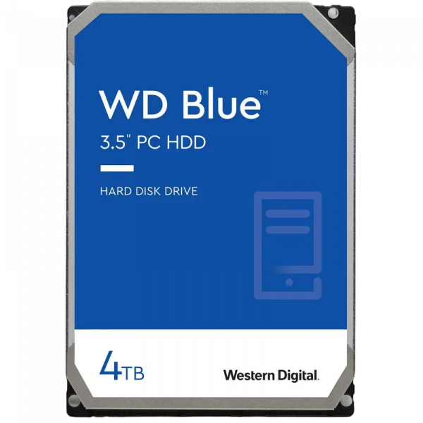 Жесткий диск Western Digital WD Blue 4 ТБ - 3.5" | SATA-3 (6 Гбит/сек)