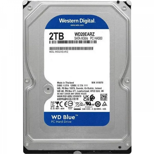 Unitate HDD Western Digital WD Blue 2 TB - 3.5" | SATA-3 (6 Gb/s) Unitate HDD Western Digital WD Blue 2 TB - 3.5" | SATA-3 (6 Gb/s)