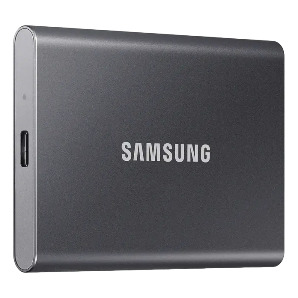 Внешний портативный SSD накопитель Samsung T7 2 ТБ Grey Внешний портативный SSD накопитель Samsung T7 2 ТБ Grey